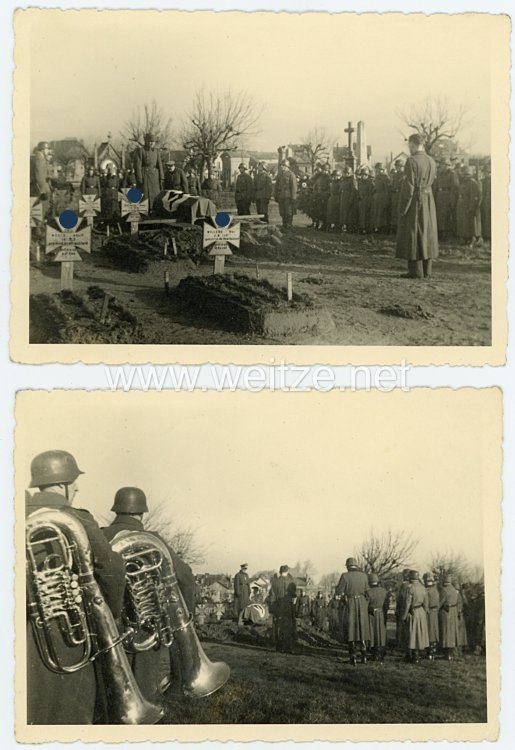 Wehrmacht Fotogruppe, Beerdigung eines Soldaten Bild 2