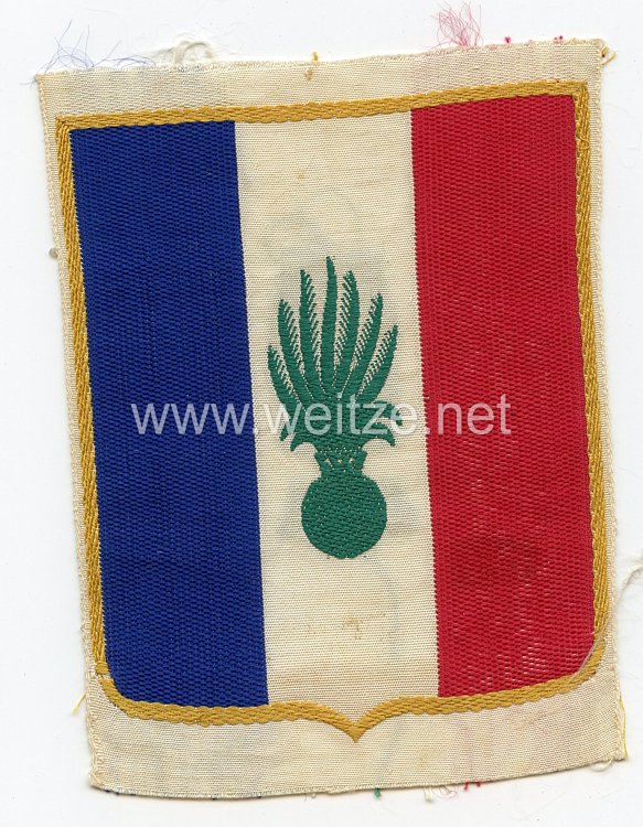 Frankreich 2.Weltkrieg Vichy Regierung, Abzeichen für das Sporthemd der Französischen Streitkräfte nach den Waffenstillstand, Ausführung für die Fremdenlegion