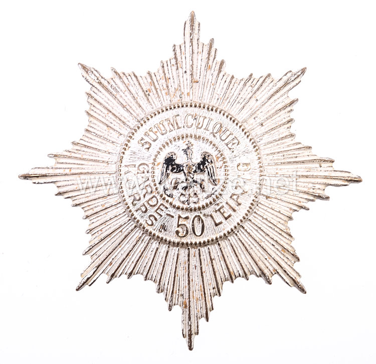 Preußen - Zivilabzeichen für ehemalige Angehörige des Gardekorps Leipzig zur 50 Jahrfeier