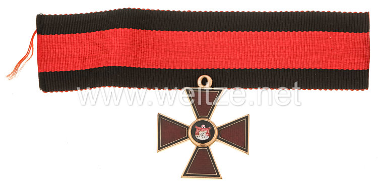 Kaiserlich russischer St. Wladimir Orden, Kreuz 4. Klasse - Reduktion