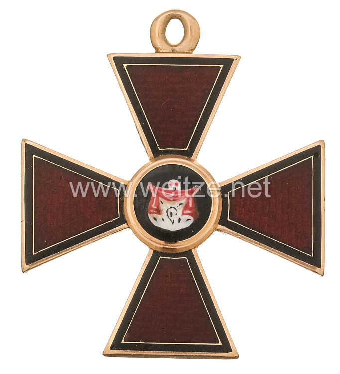 Kaiserlich russischer St. Wladimir Orden, Kreuz 4. Klasse - Reduktion Bild 2