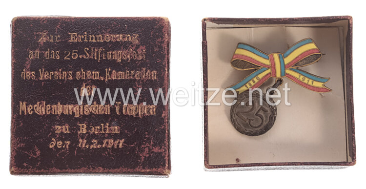 Verein ehemaliger Kameraden der Mecklenburgischen Truppen 1886-1911
