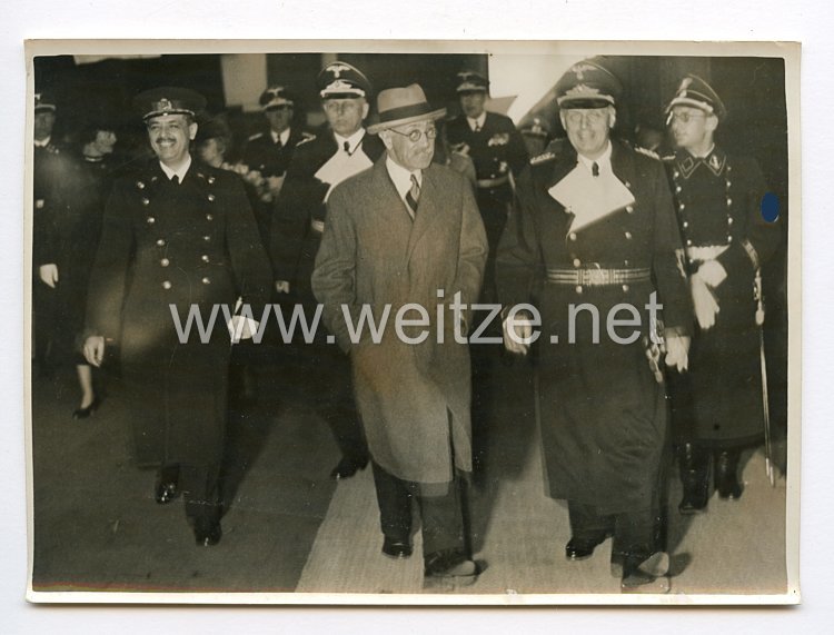 III. Reich Pressefoto. Die ungarischen Minister in Berlin eingetroffen. 29.04.1939.