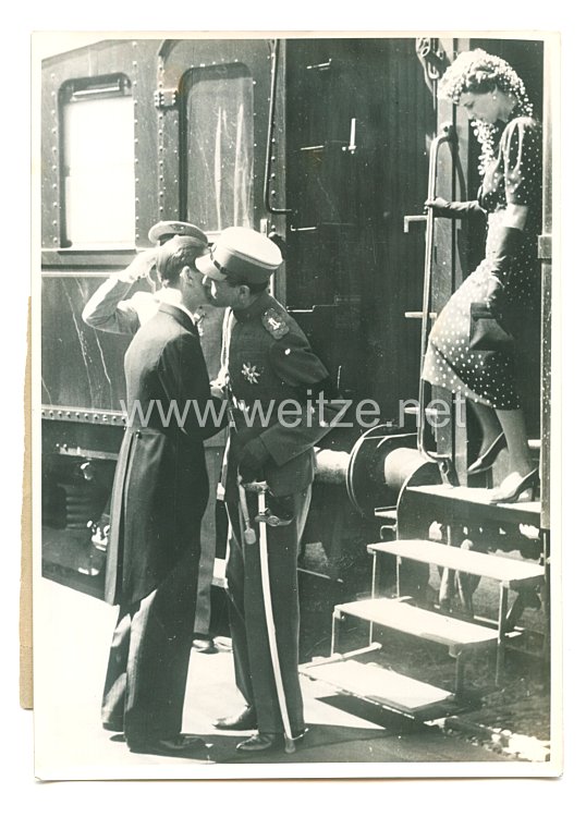 3. Reich Pressefoto: Prinzregent Paul wieder in Jugoslawien 18.5.1939