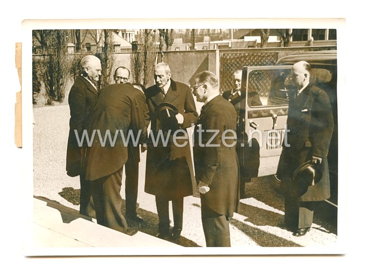 3. Reich Pressefoto: König Christian besucht das deutsche wissenschaftliche Institut in Kopenhagen 10.5.1941