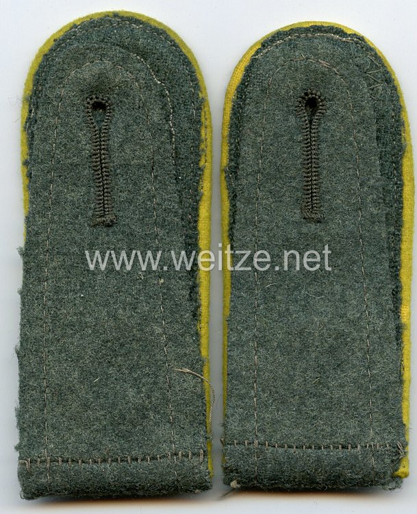 Wehrmacht Heer Paar Schulterstücke für einen Feldwebel der Nachrichten  Bild 2