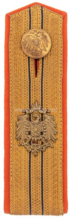 Deutsches Reich 1871 - 1918 Reichspost Einzel Schulterstück für einen Postbeamten