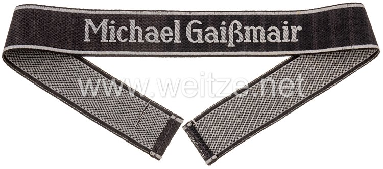 Waffen-SS Ärmelband für Mannschaften im SS-Gebirgs-Jäger-Regiment 12 "Michael Gaißmair"