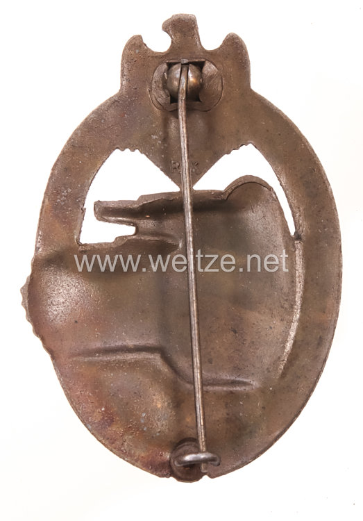 Panzerkampfabzeichen in Bronze - Rudolf Karneth Bild 2