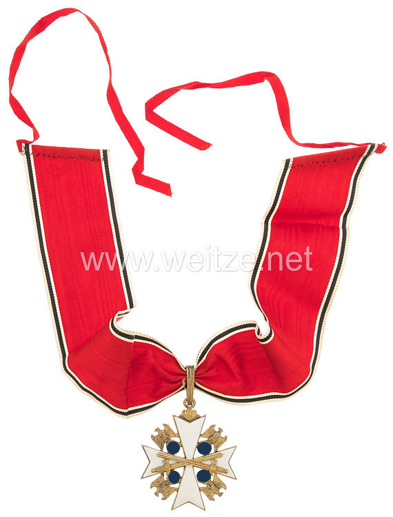 Deutscher Adlerorden Verdienstkreuz 1. Stufe mit Schwertern im Etui Bild 2