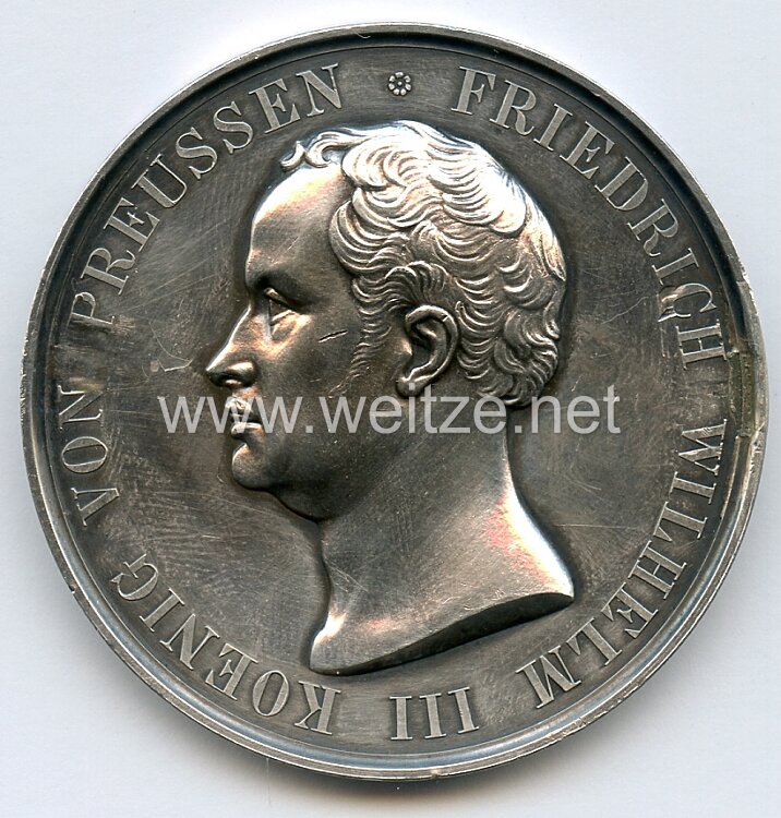 Preussen - Nicht tragbare Medaille "Für Rettung aus Gefahr"