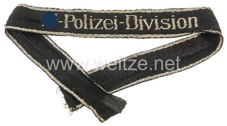 Waffen-SS Ärmelband für Offiziere der 4. SS-Polizei-Panzergrenadier-Division