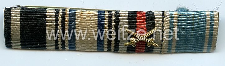 Bandspange eines bayerischen Veteranen des 1. Weltkriegs 