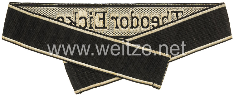Waffen-SS Ärmelband für Führer im SS-Panzer-Grenadier Regiment 6 "Theodor Eicke" Bild 2