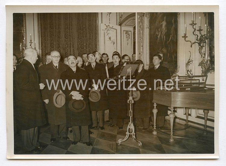 III. Reich Pressefoto. Außenminister Matsuoka besucht die Historischen Stätten Potsdams. 30.3.1941.