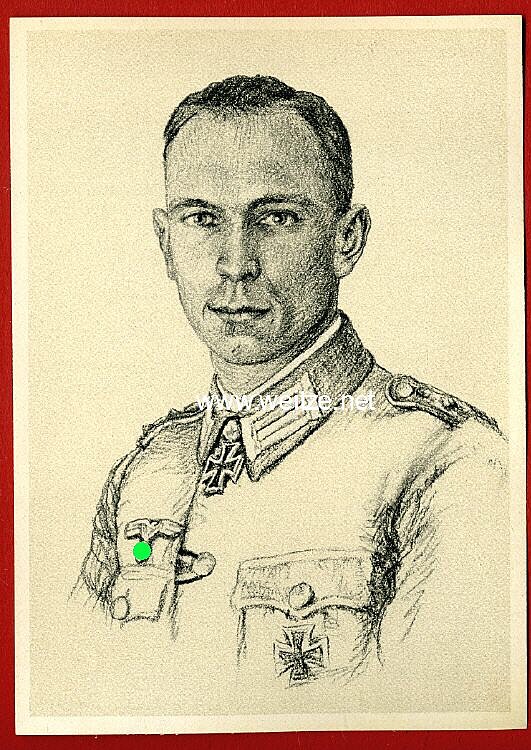 Heer - Propaganda-Postkarte von Ritterkreuzträger Karl Torley