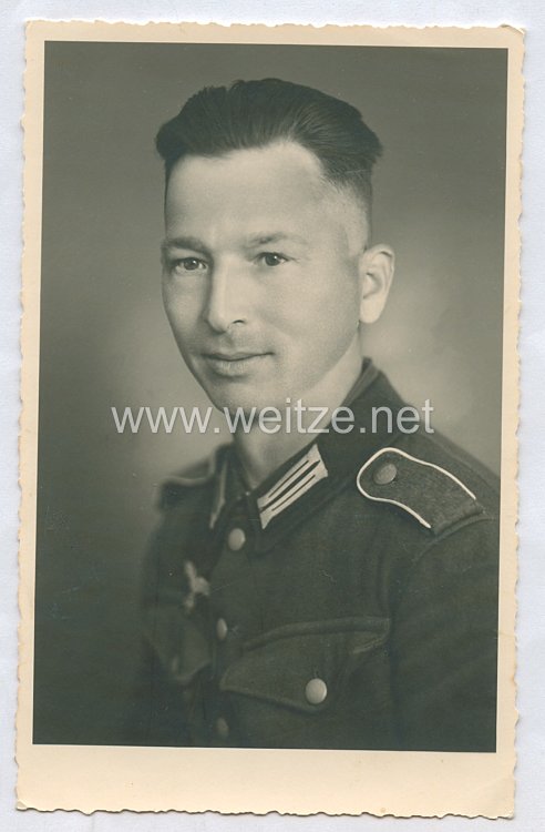 Wehrmacht Heer Portraitfoto, Soldat der Infanterie