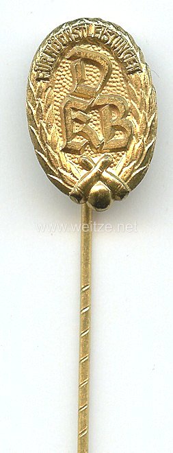 Deutscher Keglerbund ( DKB ) - Abzeichen für Höchstleistungen in Gold 2. Form klein