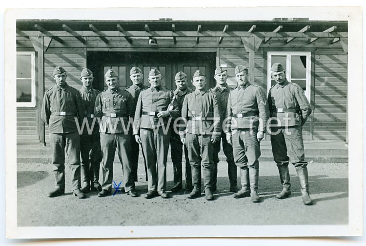 Luftwaffe Gruppenfoto, Soldaten einer Baukompanie der Luftwaffe 