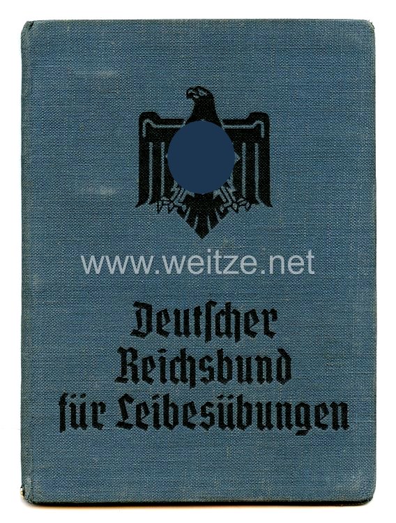 Nationalsozialistischer Reichsbund für Leibesübungen ( NSRL ) - Mitgliedsbuch und Deutscher Reichsbund für Leibesübungen ( DRL ) - Spielerausweis Fachamt - Fussball