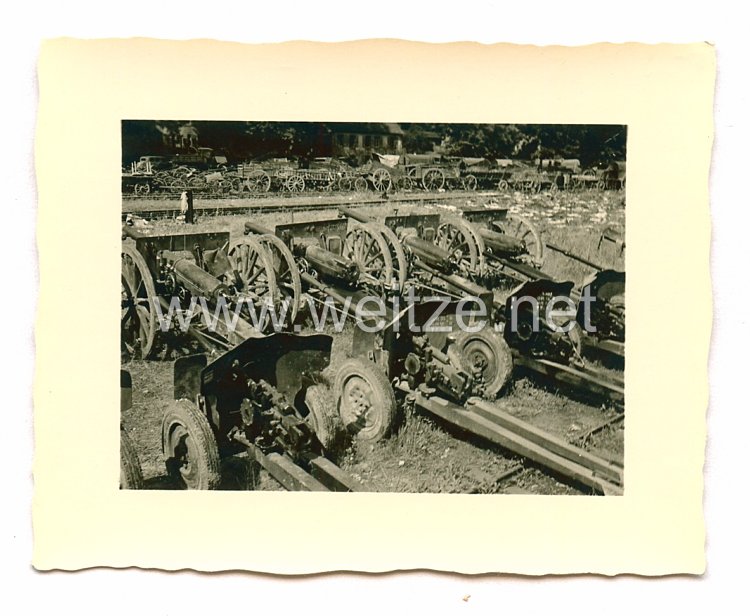 Wehrmacht Heer Foto, eroberte Panzerabwehrgeschütze