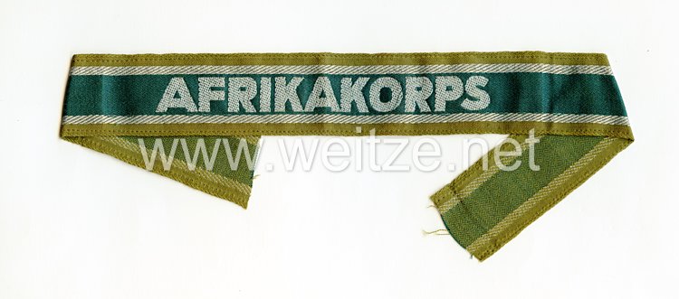 Wehrmacht Heer Ärmelband "Afrikakorps"