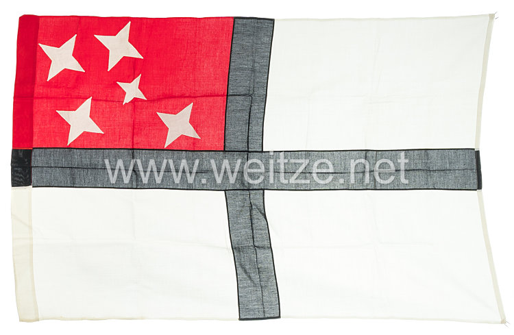 III. Reich Fahne der Deutsch-Ostafrikanischen Gesellschaft D.-O.-A. G. (sopgenannte Petersflagge) Bild 2