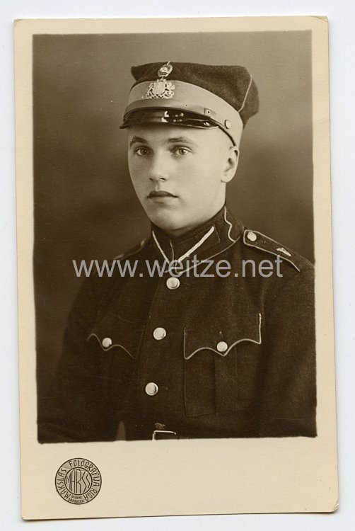 Lettland Porträtfoto eines Soldaten 