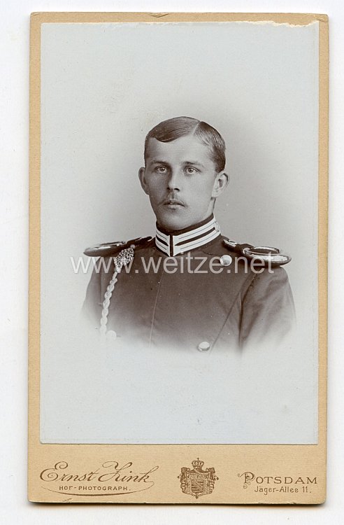 Preußen Kabinettfoto Soldat im 3. Garde-Ulanen-Regiment