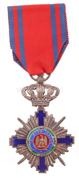 Königreich Rumänien : Orden vom Stern Rumäniens 1. Modell 1877-1932, Ritterkreuz mit Schwertern 