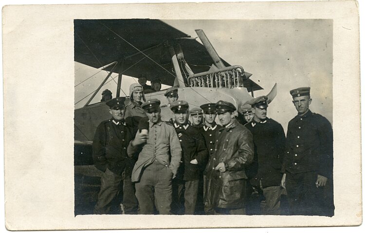1. Weltkrieg Fliegerei - Gruppenfoto