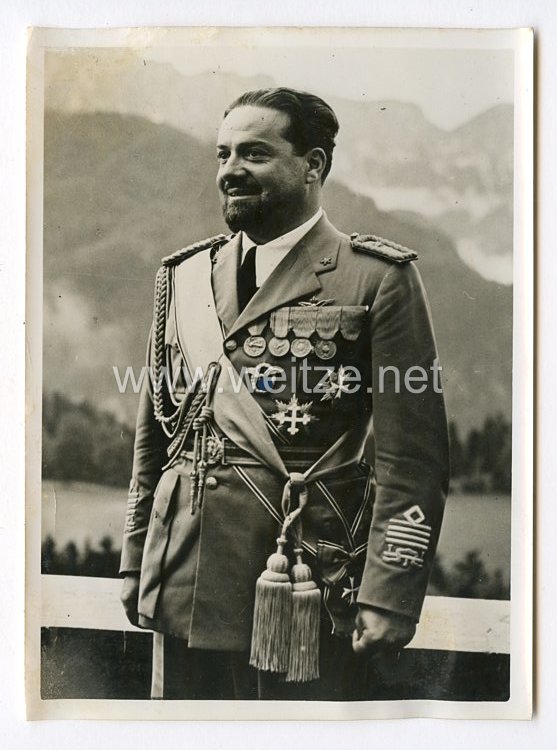 III. Reich Pressefoto. Marschall Balbo. 29.6.1940..
