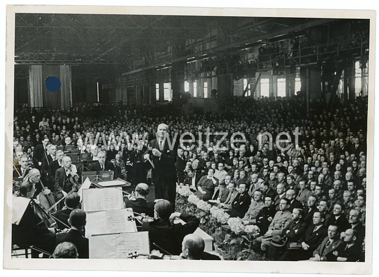 III.Reich Pressefoto, Werk.Konzert des städtischen Orchesters Berlin 21.5.1943
