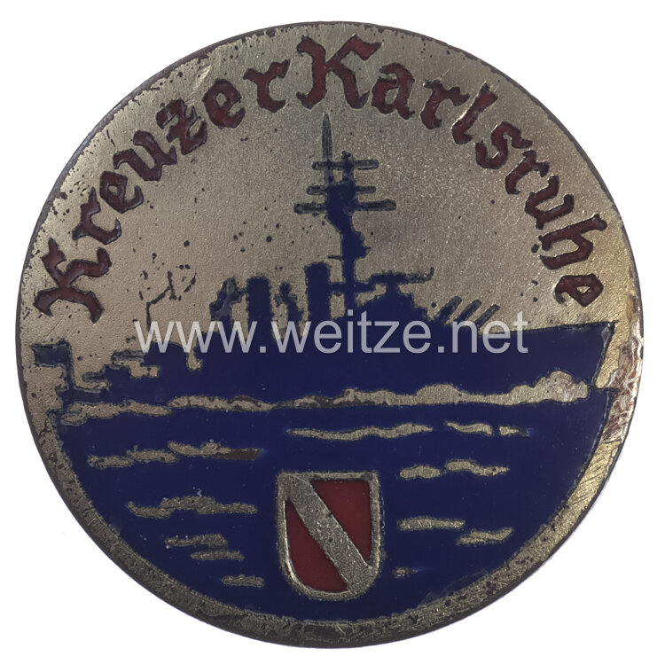 Kriegsmarine Zivilnadel für Angehörige "Kreuzer Karlsruhe"