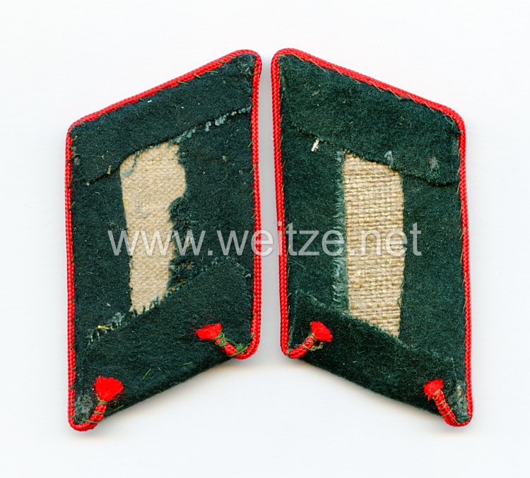 Wehrmacht Heer Paar Kragenspiegel für einen WH-Beamten im gehobenen Dienst bei der Wehrkreisverwaltung Bild 2