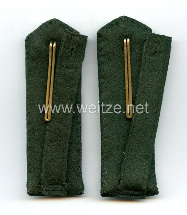 Weimarer Republik Strafjustiz Paar Schulterstücke für einen Justizbeamten (Oberwachmeister)  Bild 2