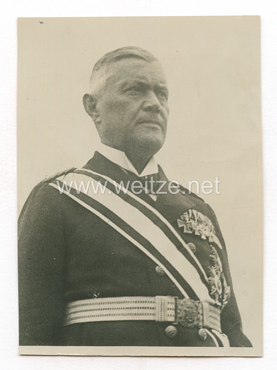 Weimarer Republik Pressefoto: Admiral Scheer 