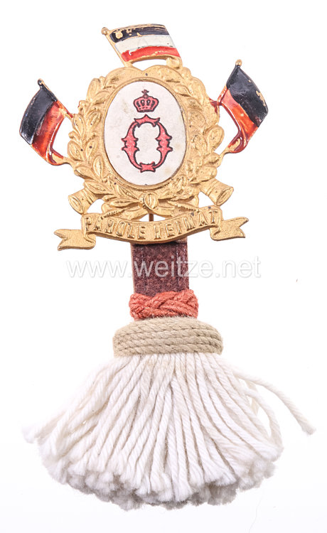 Württemberg Abzeichen für Reservisten des Dragoner-Regiment Königin Olga (1. Württembergisches) Nr. 25