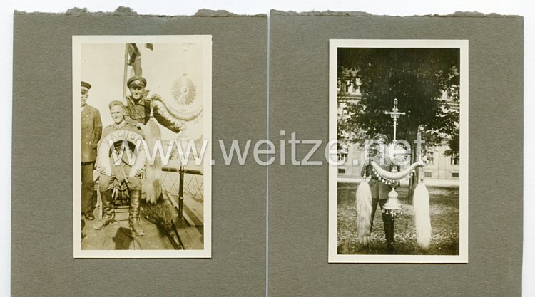 Wehrmacht Fotos, Soldaten mit Schellenbaum der Alten Armee