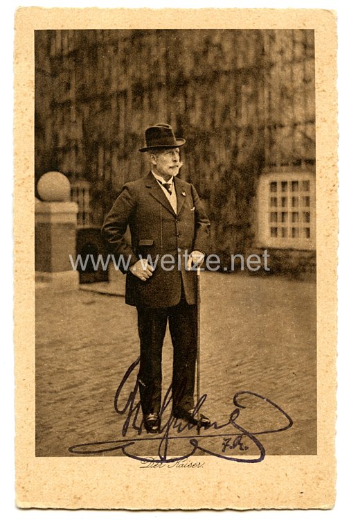 Weimarer Republik Postkarte "Der Kaiser"