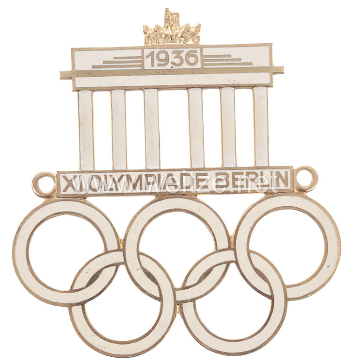 XI. Olympischen Spiele 1936 Berlin - offizielle Autoplakette
