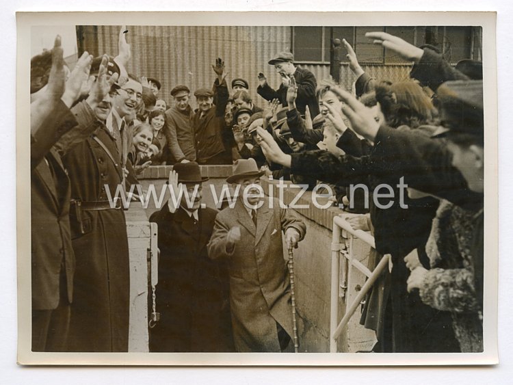 III. Reich Pressefoto. Außenminister Matsuoka besucht die schaffenden Berlin. 5.4.1941.