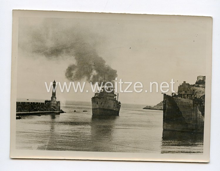 Kriegsmarine Pressefoto: Nachschub zur See 22.7.1944