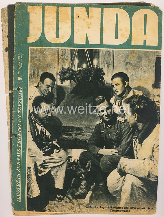 III. Reich / Litauen - Zeitschrift " Junda " - 3 Ausgaben : 1943 - Nr. 1 und 9, 1944 - Nr. 15 Bild 2