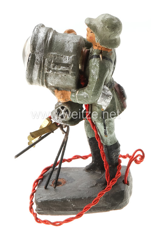 Elastolin - Heer Soldat mit elektrischem Blinkgerät Bild 2