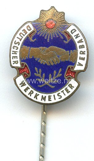 Deutscher Werkmeister-Verband ( DWV ) - Mitgliedsabzeichen 3. Form 