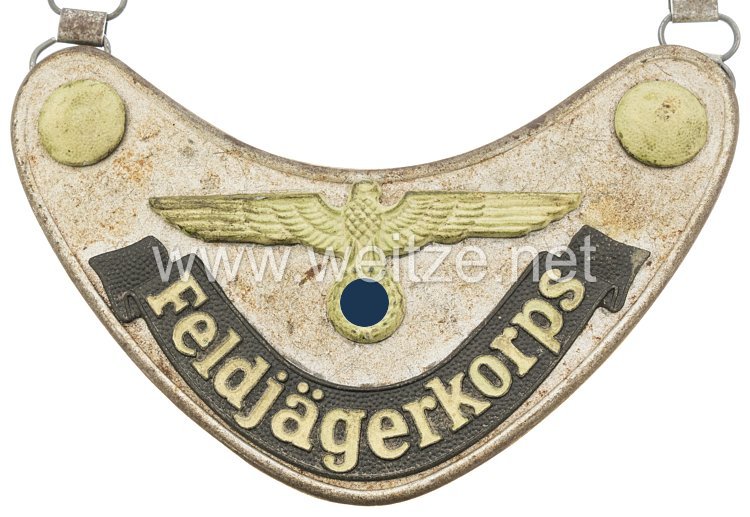 Wehrmacht Ringkragen "Feldjägerkorps" Bild 2