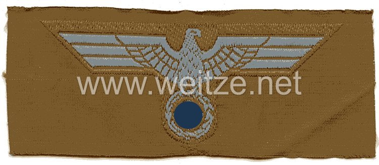 Wehrmacht Heer Afrikakorps Schiffchenadler für Mannschaften