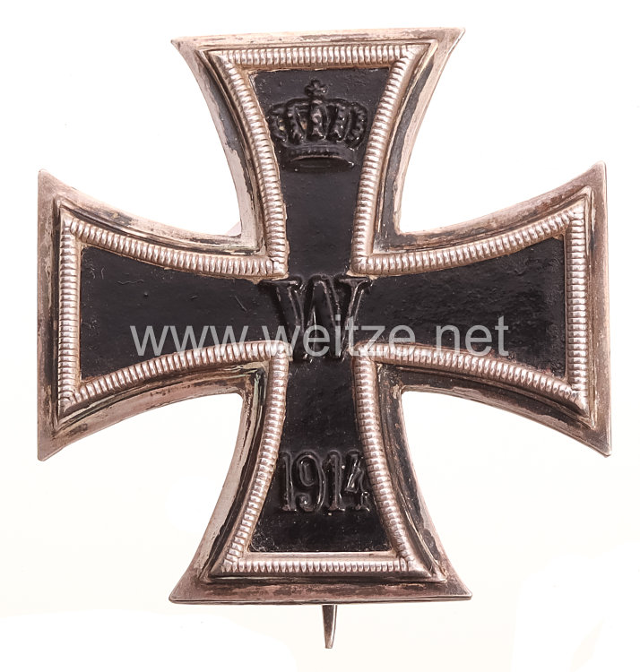 Preussen Eisernes Kreuz 1914 1. Klasse - mit Gravur "Chemin des Dames 27.10.1917"