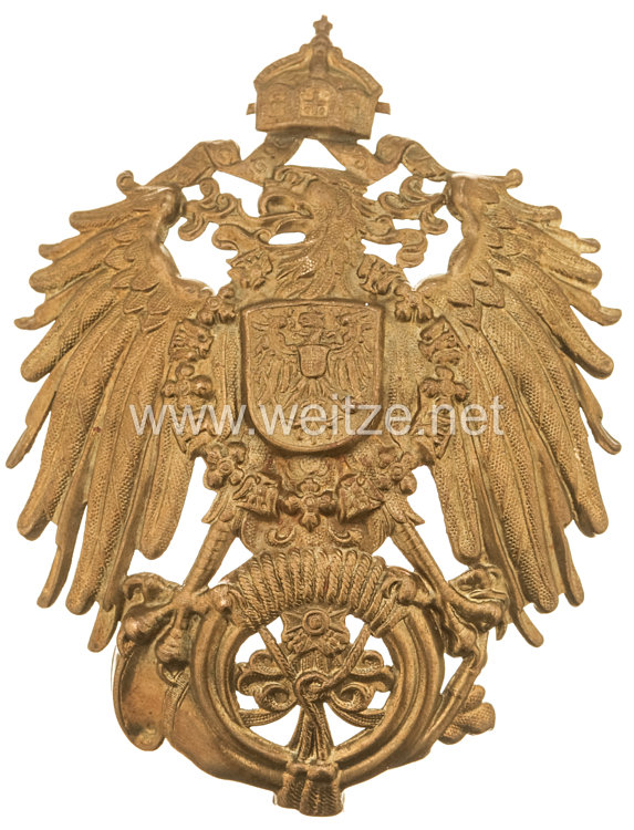 Deutsches Reich 1871 - 1918 Wappen für den Hut eines Postillons